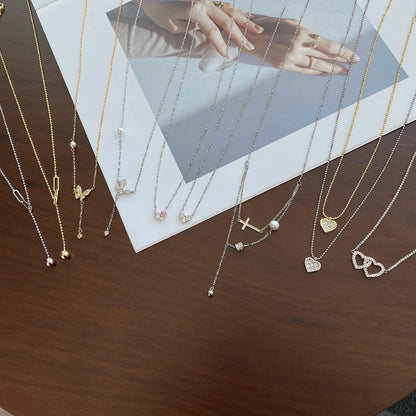 Sleek Drop Pendant Necklace

