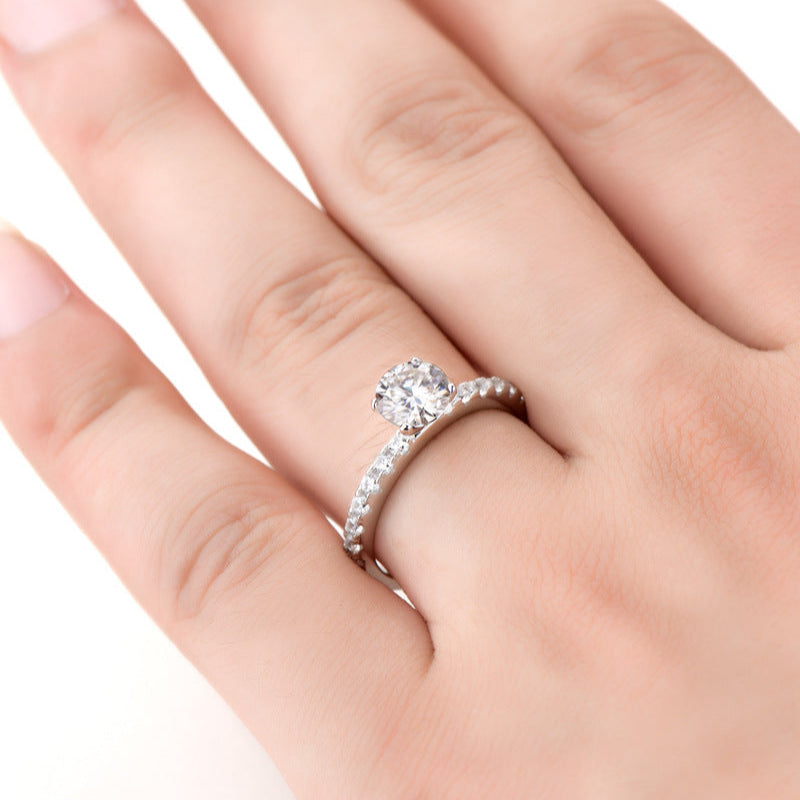 Versatile Elegant Moissanite Ring for Her

