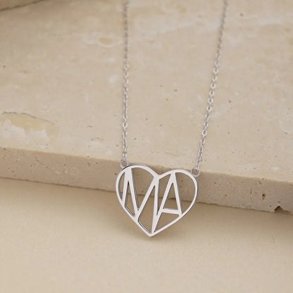 Caring Mommy Heart Necklaces