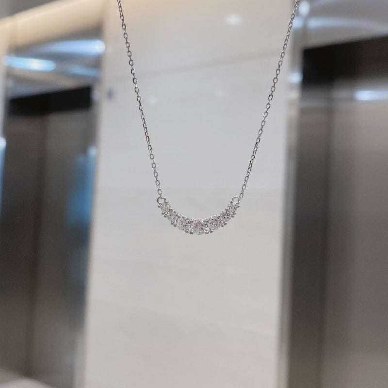 Gleaming Gold & White Stone Arc


