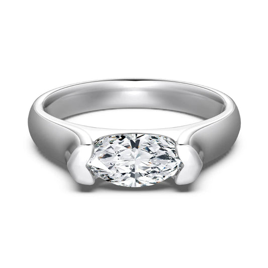 Elegant Oval Zirconia Ring