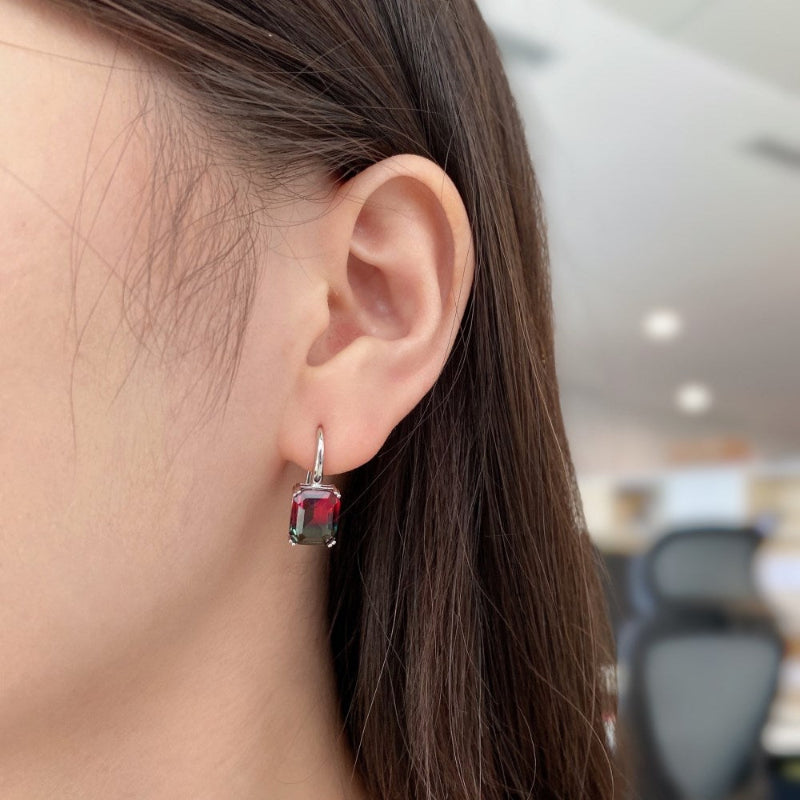 birthstone mickey earrings