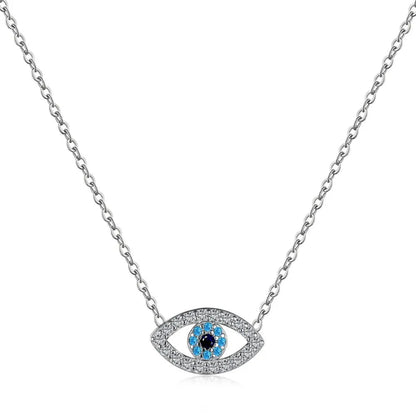 Hamsa Blue Evil Eye Necklace