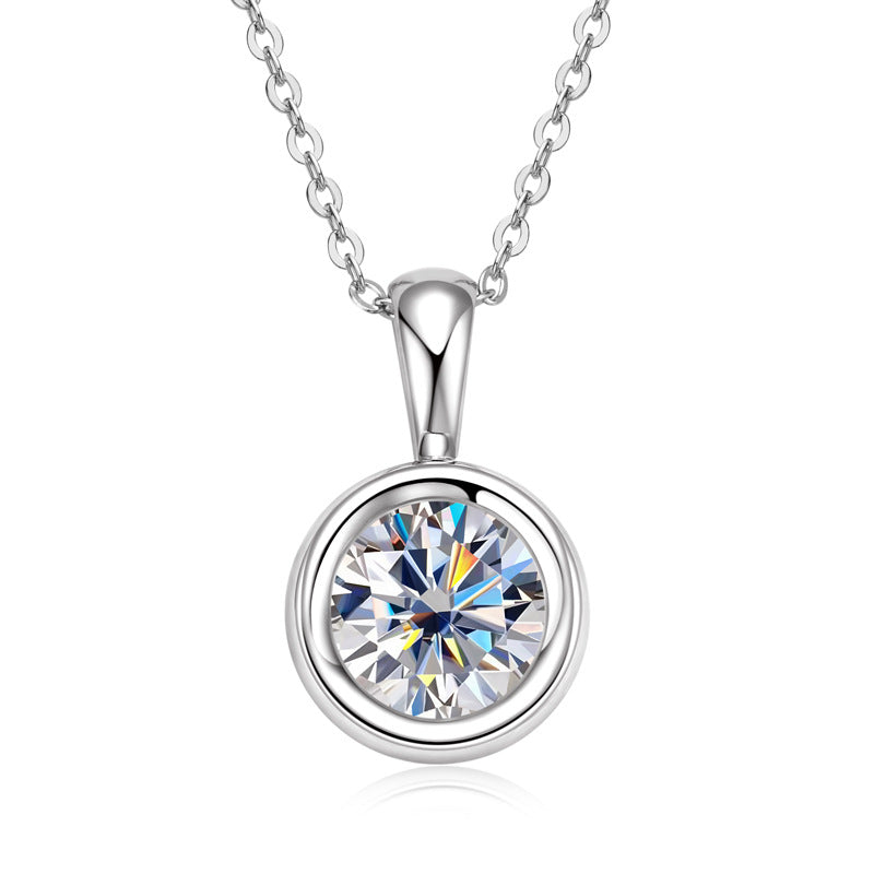 Sophisticated D Grade Moissanite Necklace

