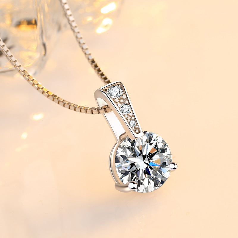 Dainty Gemstone Drop Necklace

