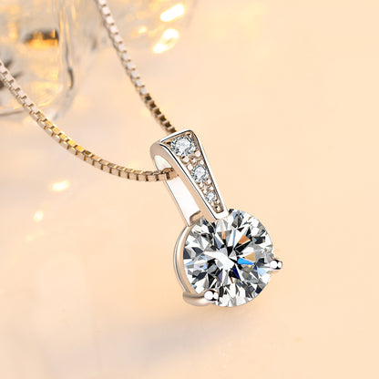 Dainty Gemstone Drop Necklace

