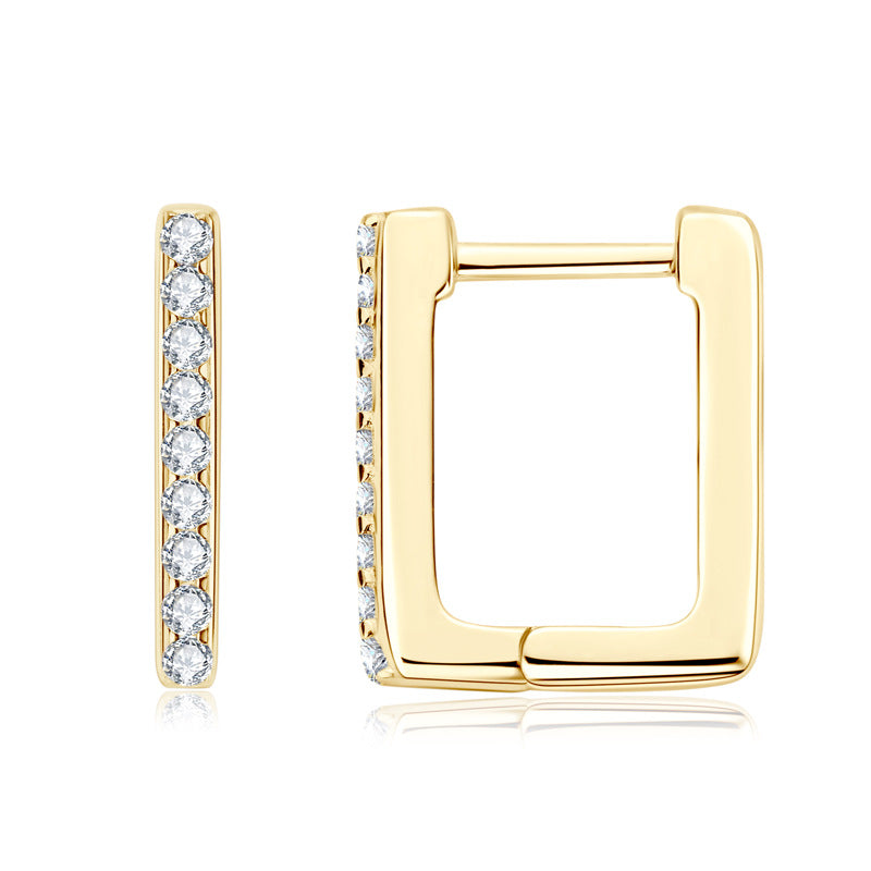 Minimalist Square Hoops