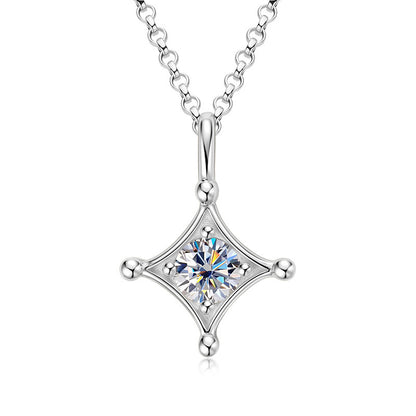 Kite Shaped Moissanite Pendant