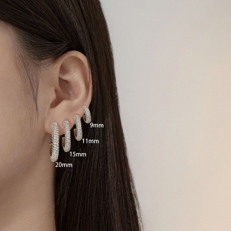 Trendy Geometric Baguette Earrings
