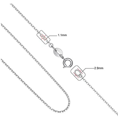 1.1mm Cable Chain Necklace