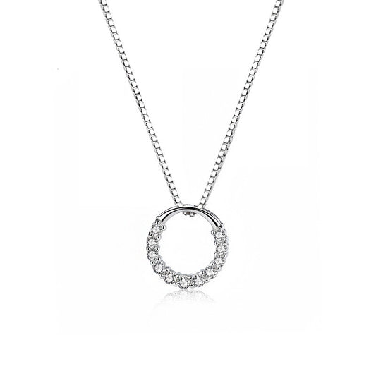 Silver Halo Necklace