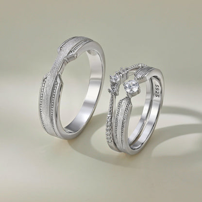 Minimalist Classic Couple Lover Bridal Ring