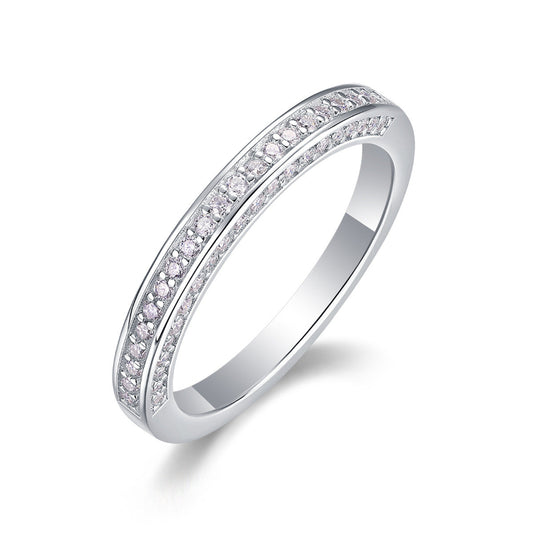 Half-Eternity Moissanite Anniversary Ring

