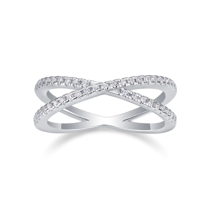 Glamorous X-Factor Moissanite Ring

