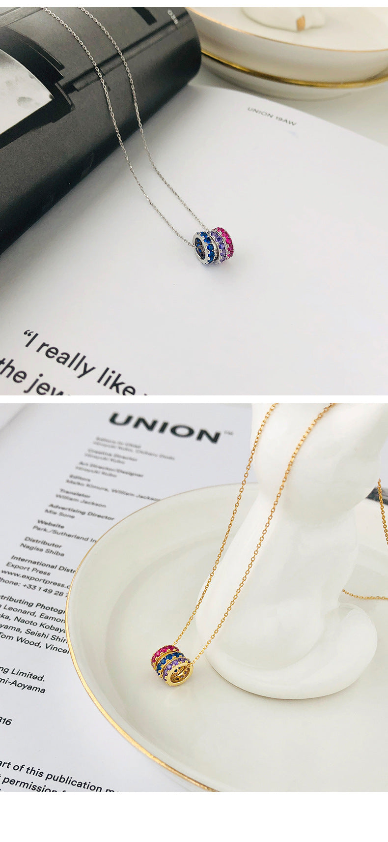 ballet charm necklace