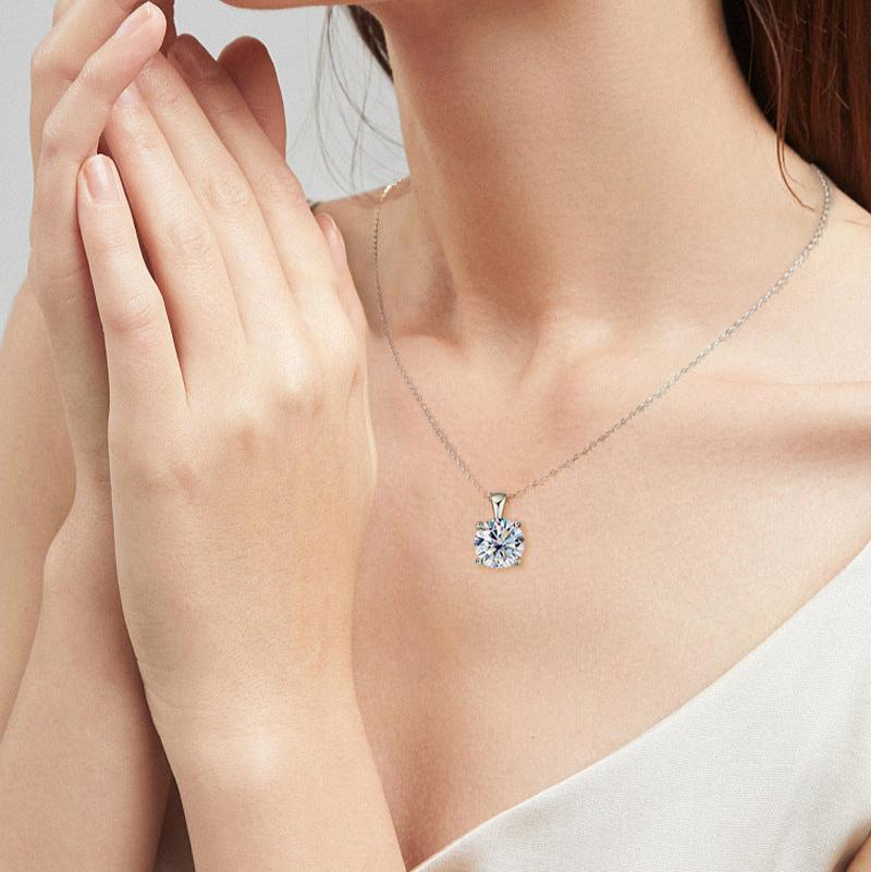 Premium Quality 3EX Cut Moissanite Necklace

