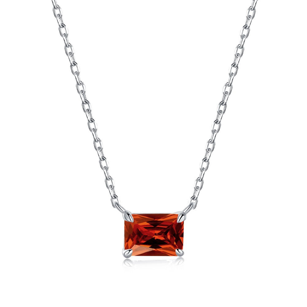 Glittering Jewel Square Pendant