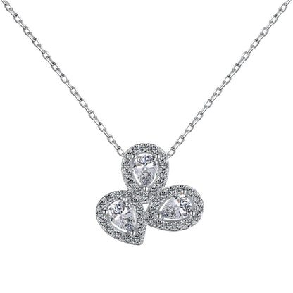 Sparkling Pear Diamond Pendant