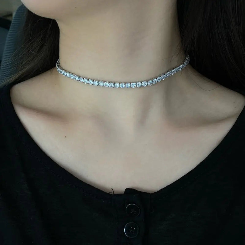 Sparkling Full Crystal Choker


