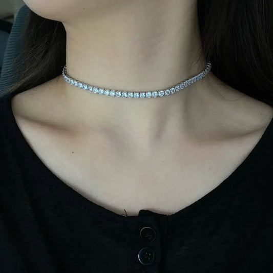 Sparkling Full Crystal Choker

