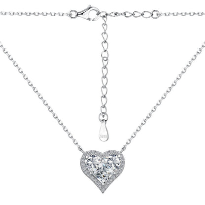 Crystal Heart Shaped Necklace

