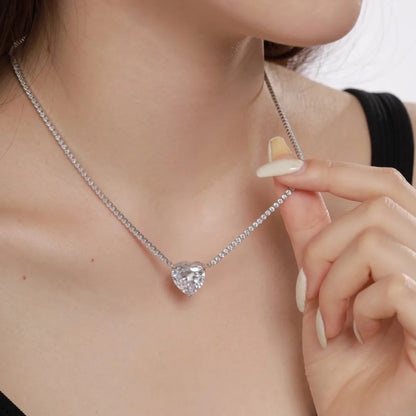 Shimmering S925 Silver Necklace
