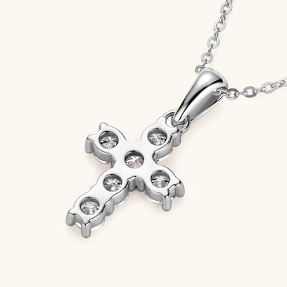 Giftable Moissanite Cross for Her


