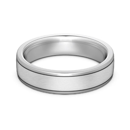 Classic Silver Couple Lover Rings