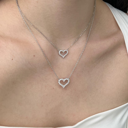 Heart-Shaped Silver Pendant