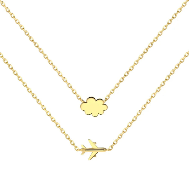 Traveler's Dream Double Chain Necklace

