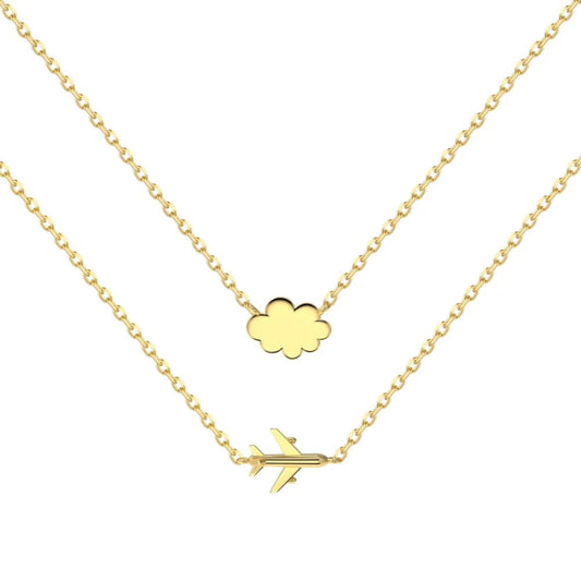 Traveler's Dream Double Chain Necklace

