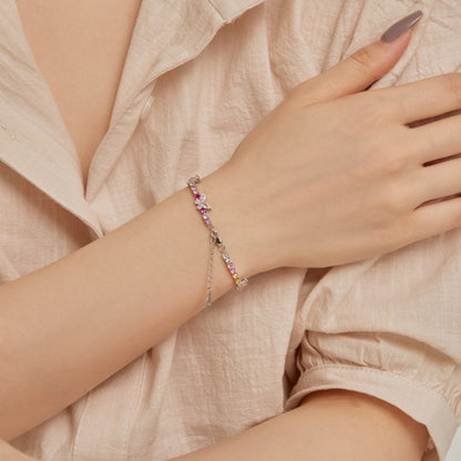Pavé Butterfly Rainbow Bracelet

