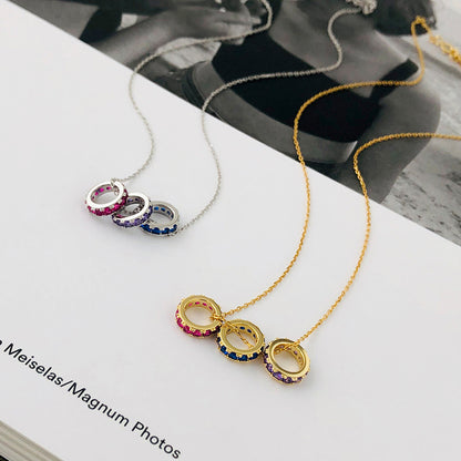 sterling silver ballet necklace