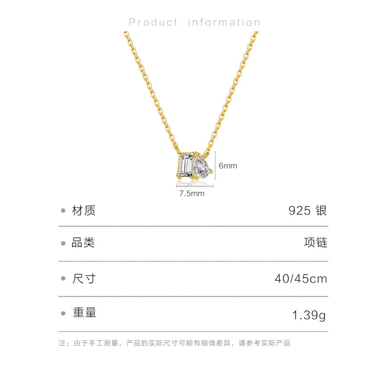 Delicate Mixed Shape Pendant

