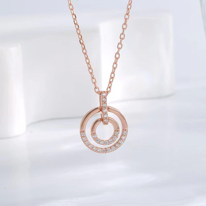 swarovski interlocking necklace