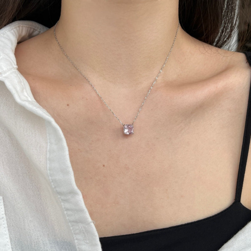 Perfect Square Zirconia Pendant