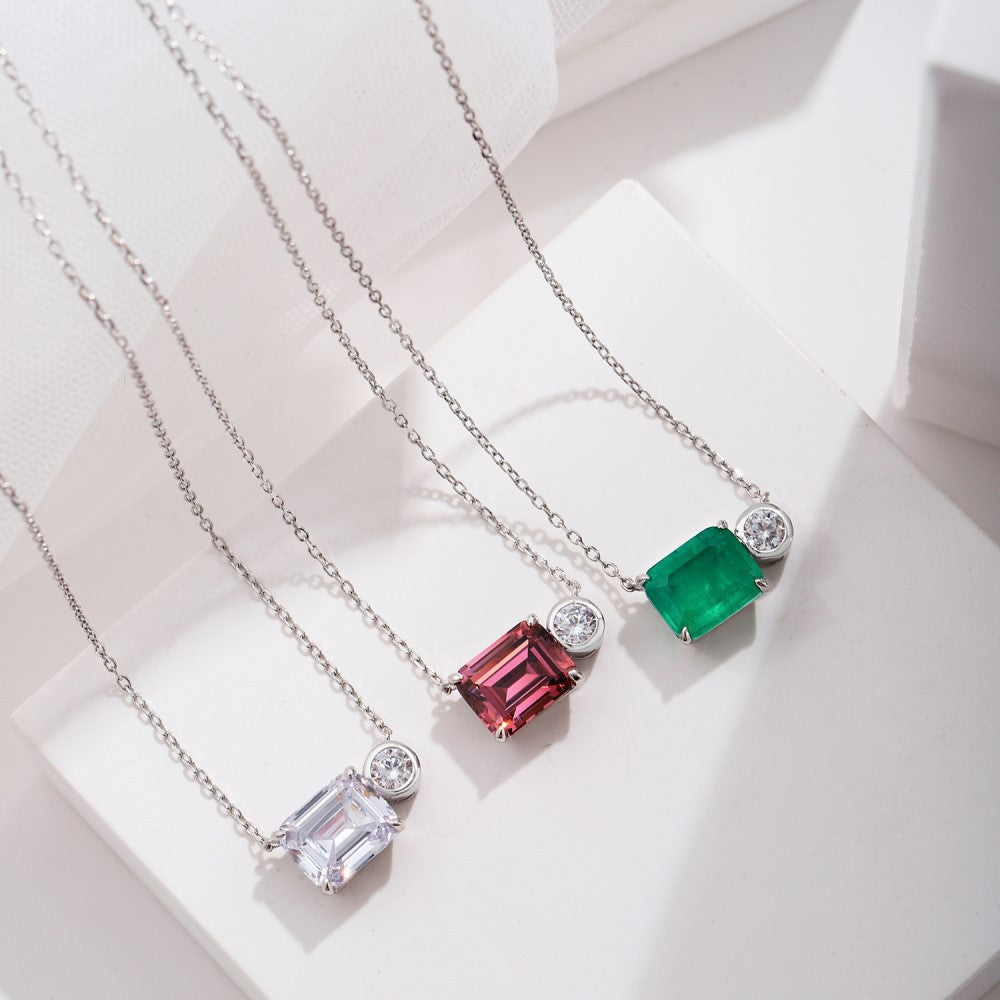 Elegant Zirconia Square Pendants