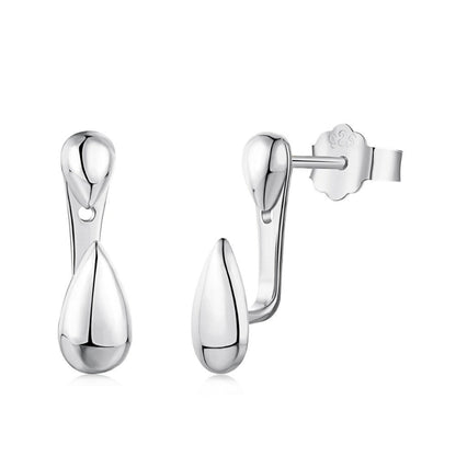 Elegant Double Drop Earrings

