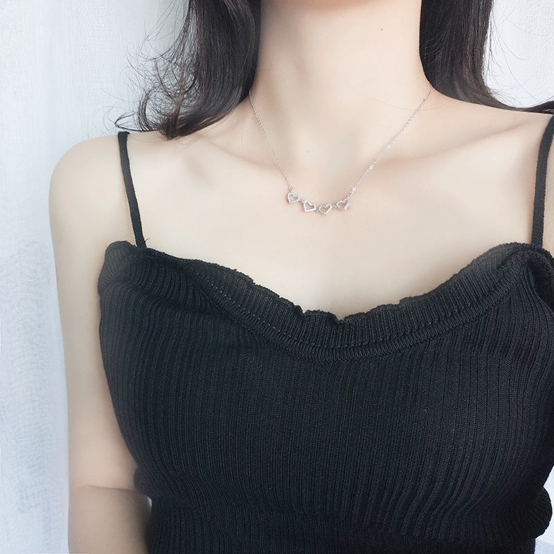 Lucky Four-Heart Necklace
