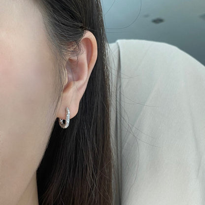 Modern Rectangle Hoop Earrings

