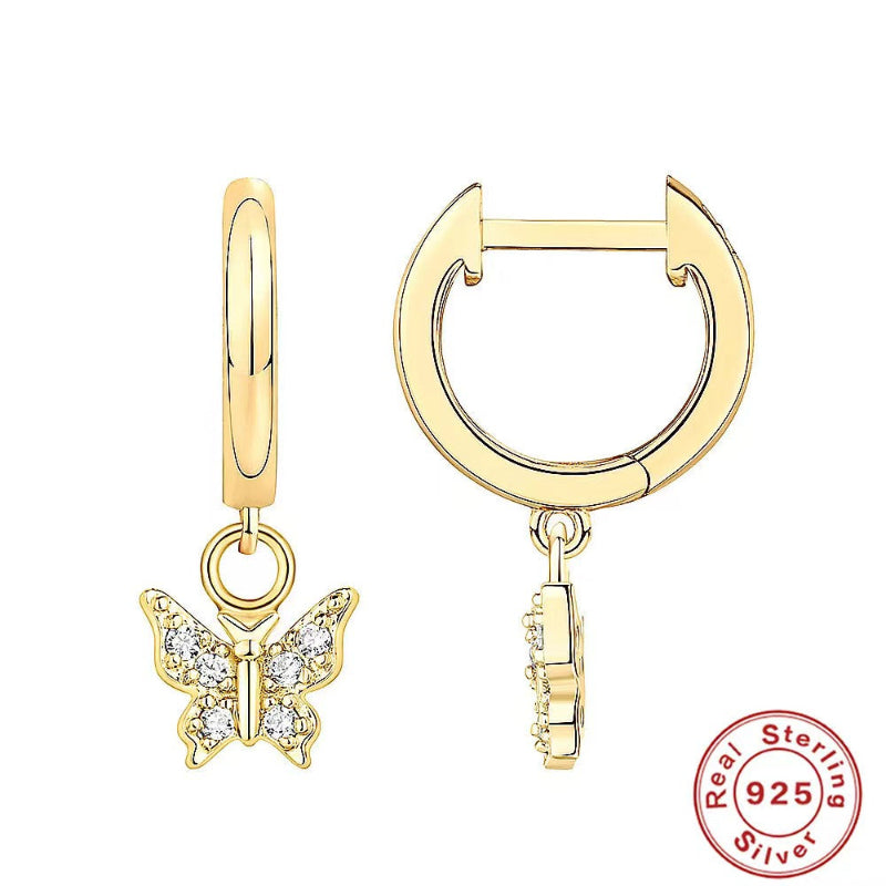 ear cuff silver earrings