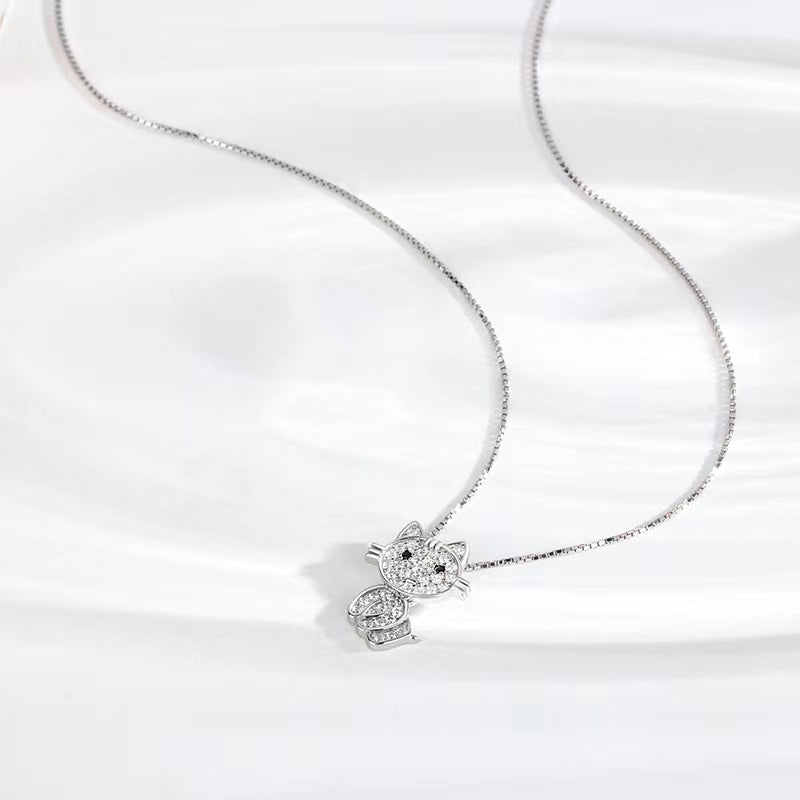 womens cat necklace