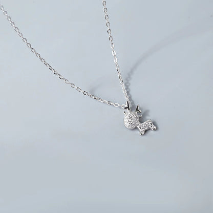 women`s deer necklace