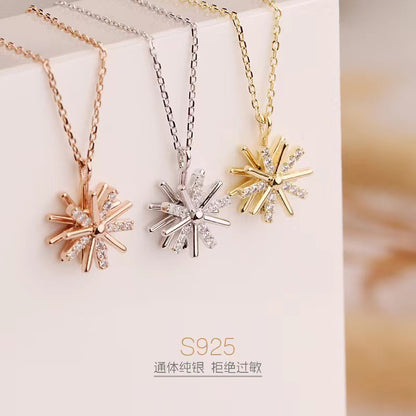 starfish necklace silver