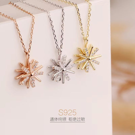 starfish necklace silver