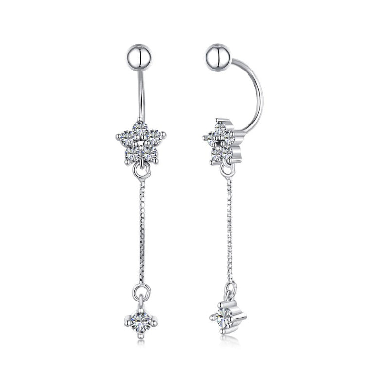 Cascading Flower Drop Earrings

