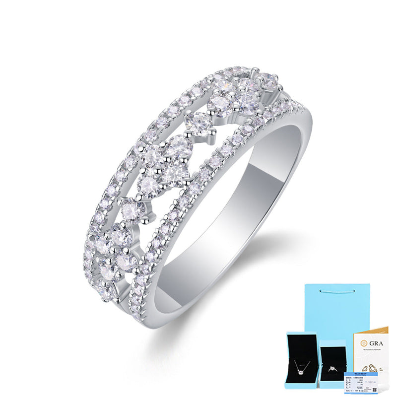 Brilliant Cut Moissanite Statement Ring

