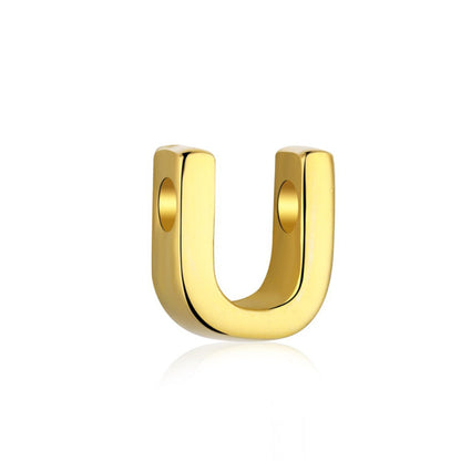 silver chain with alphabet