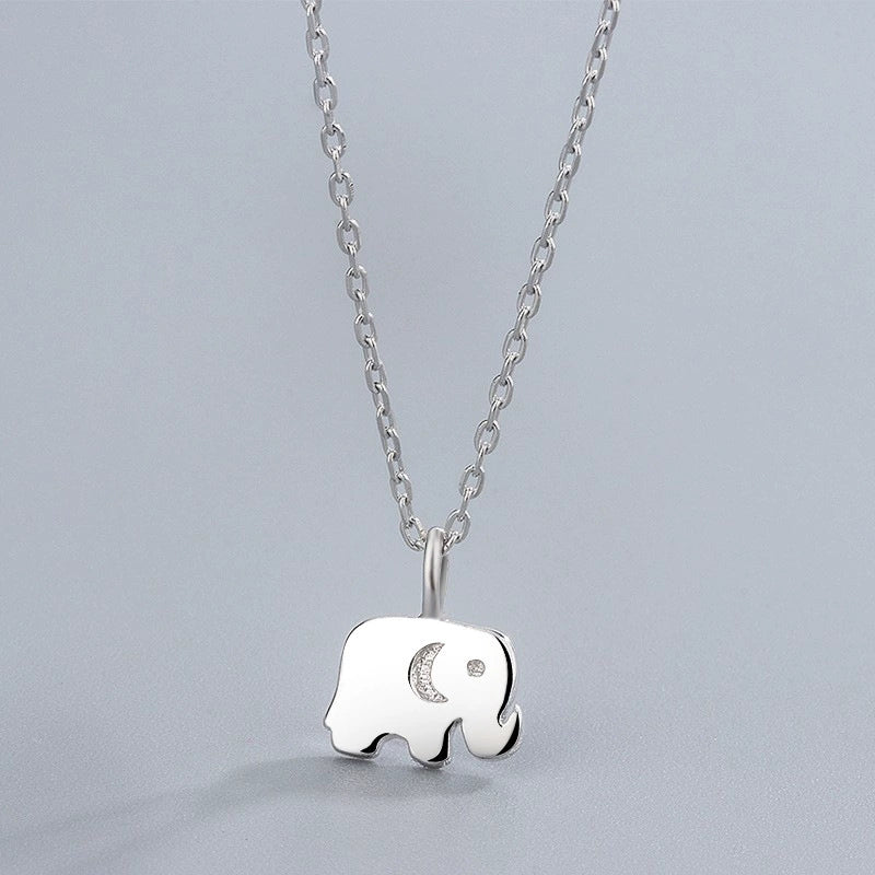 Minimalist Elephant Necklace

