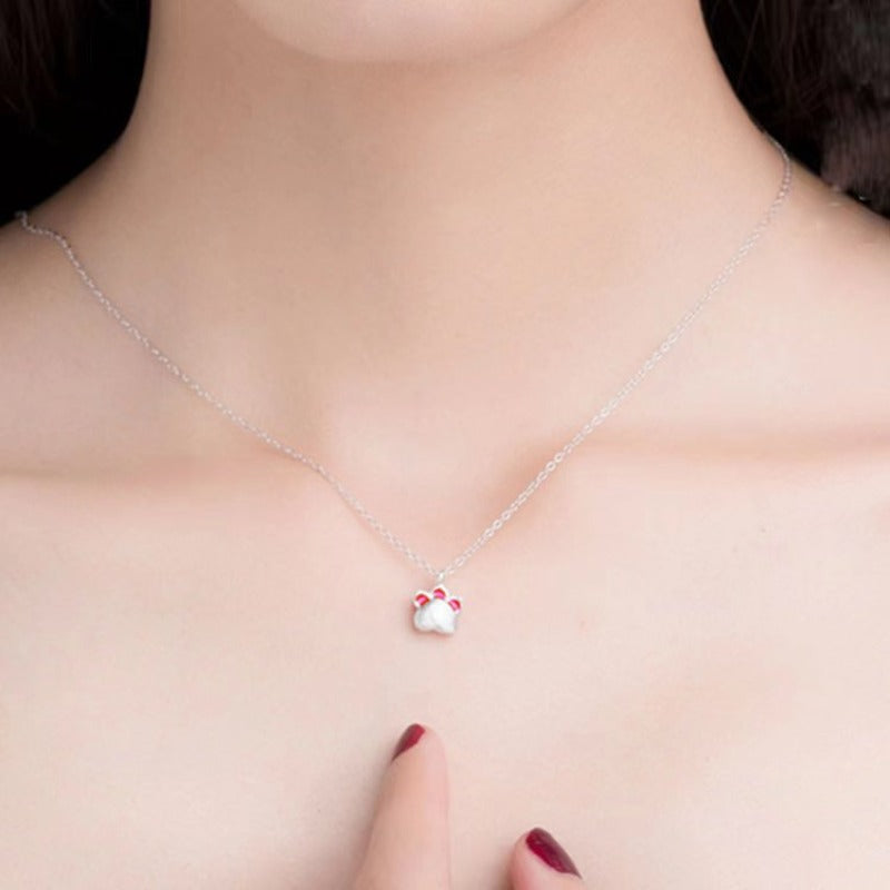 paw necklace for women